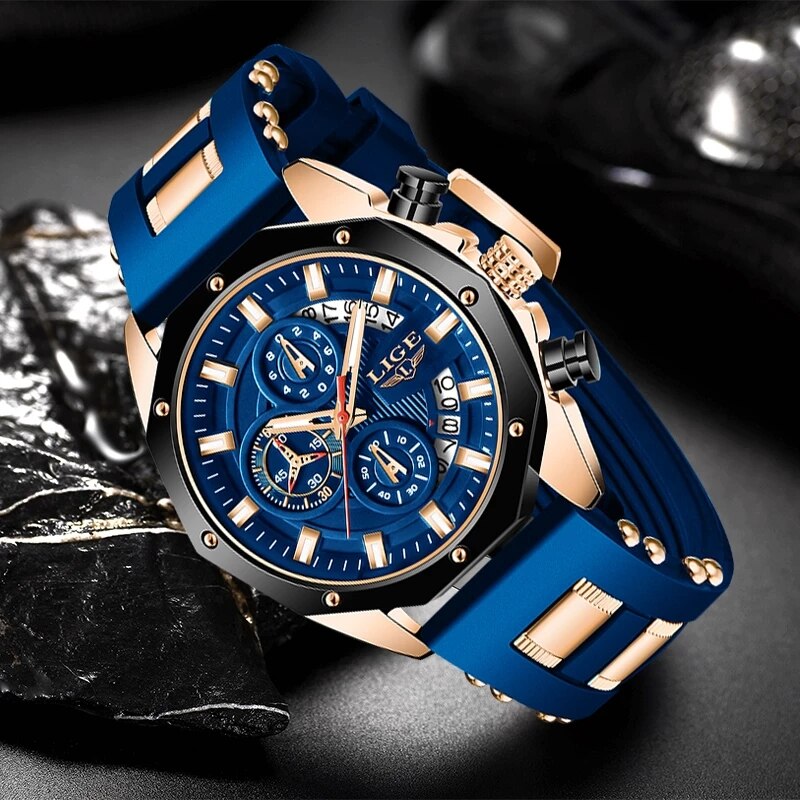 LIGE Fashion Men Watches Top B - Luxury Watch Magazine recension och pris