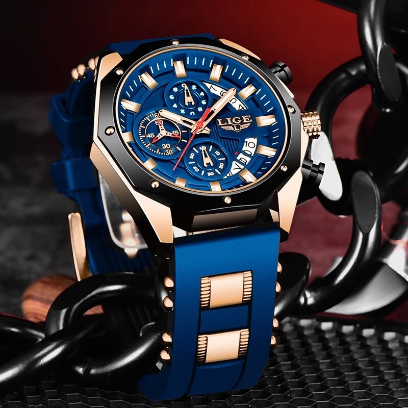 LIGE Fashion Men Watches Top B - Luxury Watch Magazine recension och pris