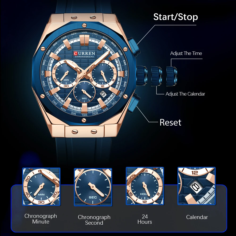 CURREN Luxury Brand High Quali - Luxury Watch Magazine recension och pris