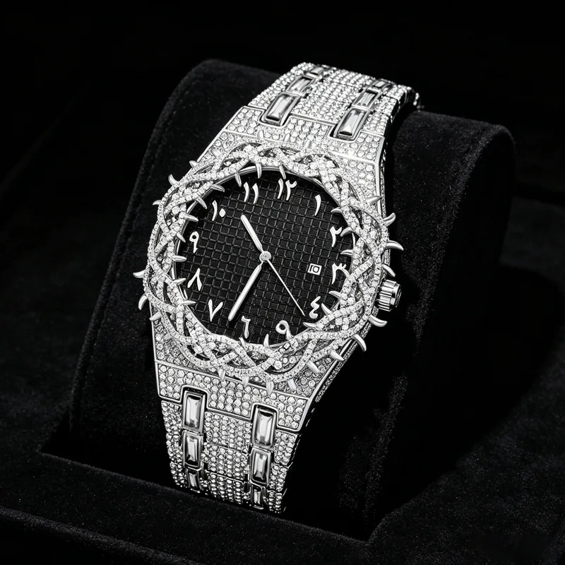 Iced Out Bling Men Quartz Watc - Luxury Watch Iceberg recension och pris